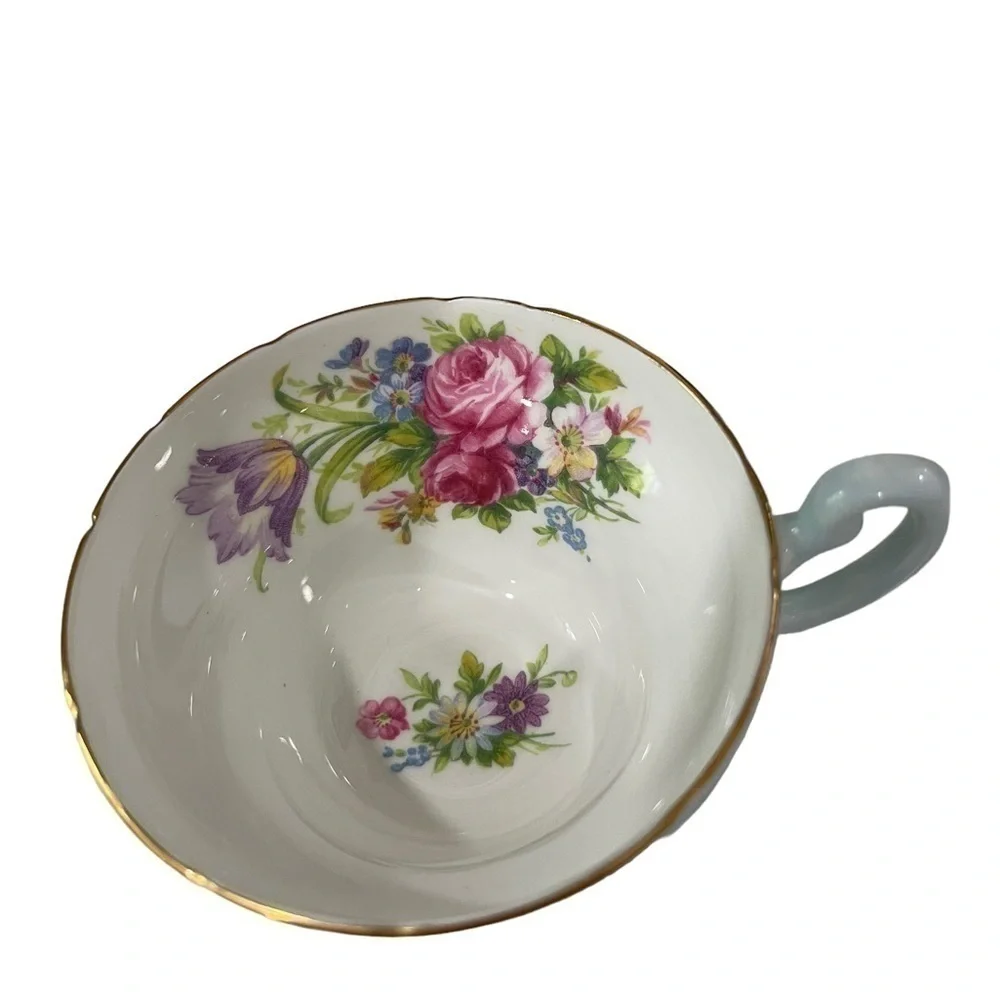 E. B. Foley, Tulip Teacup only, bone China, made in England.